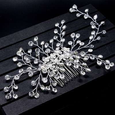 The Fashion Sterling Silver Handmade Bridal Hair Combs - Click Image to Close